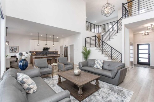 2 Twin Rose Court, Jarvis Bay, AB - Indoor Photo Showing Living Room