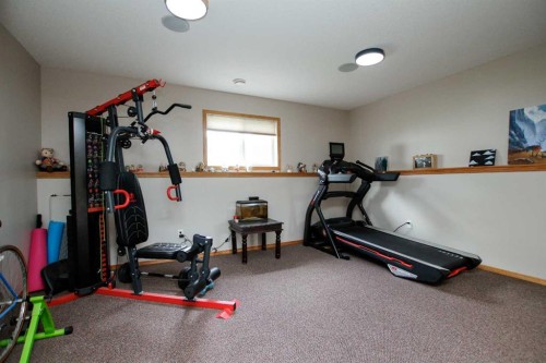 107 Ackerman Crescent, Red Deer, AB - Indoor Photo Showing Gym Room