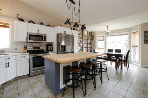 107 Ackerman Crescent, Red Deer, AB - Indoor Photo Showing Kitchen With Stainless Steel Kitchen