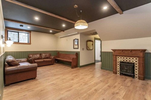 32 Carter Close, Red Deer, AB - Indoor Photo Showing Other Room With Fireplace