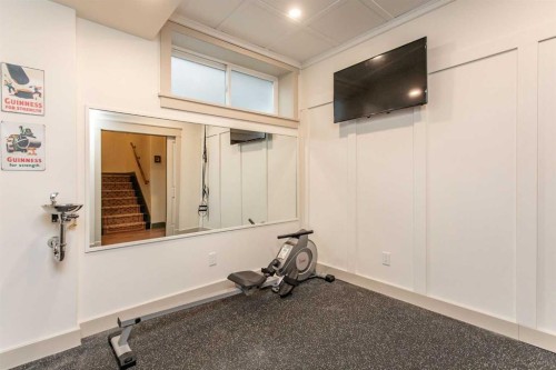 32 Carter Close, Red Deer, AB - Indoor Photo Showing Gym Room