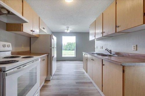 5210 61 Avenue, Olds, AB - Indoor Photo Showing Kitchen With Double Sink