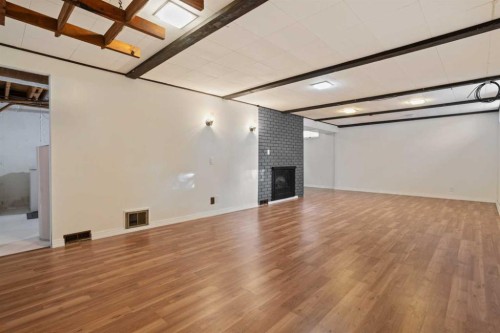 11 Montrose, Camrose, AB - Indoor With Fireplace