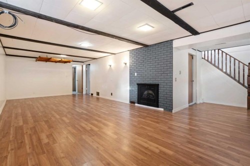 11 Montrose, Camrose, AB - Indoor With Fireplace