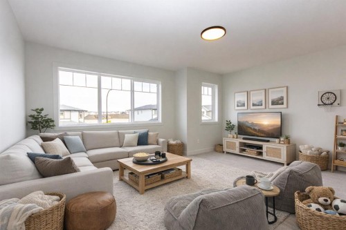 50 Turnbull Close, Red Deer, AB - Indoor Photo Showing Living Room