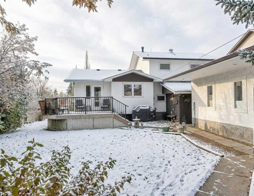 5436 53 Avenue, Lacombe, AB - Outdoor With Deck Patio Veranda
