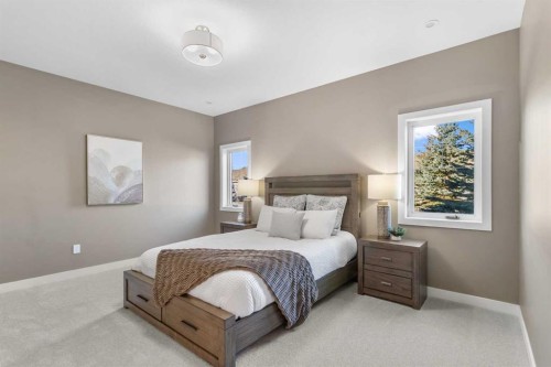 4930 Beardsley Avenue, Lacombe, AB - Indoor Photo Showing Bedroom