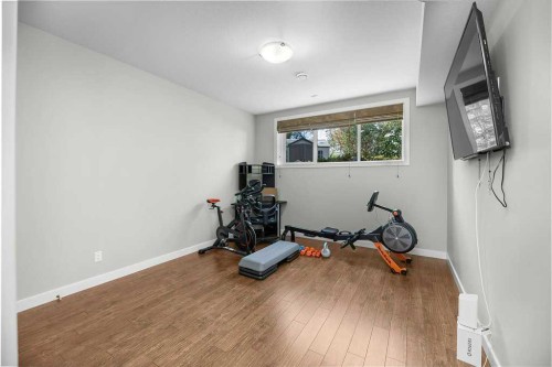34 Overand Place, Red Deer, AB - Indoor Photo Showing Gym Room