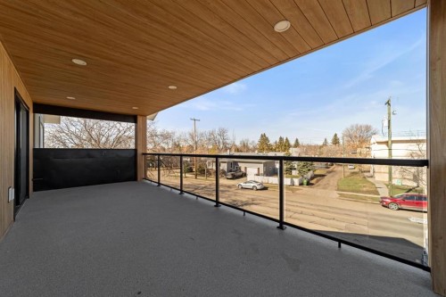 4907 53 Street, Camrose, AB - Outdoor With Balcony With Exterior