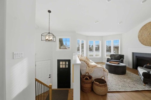 40 Walker Boulevard, Red Deer, AB - Indoor With Fireplace