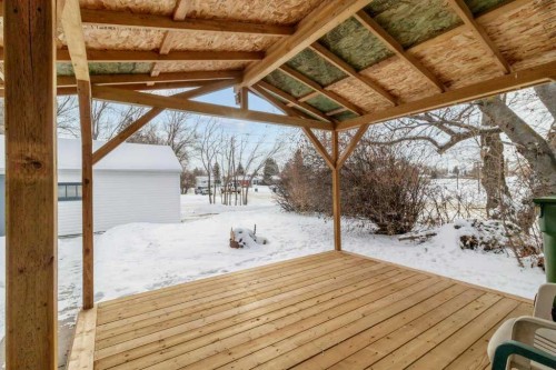 4025 46 Street, Red Deer, AB - Outdoor With Deck Patio Veranda With Exterior