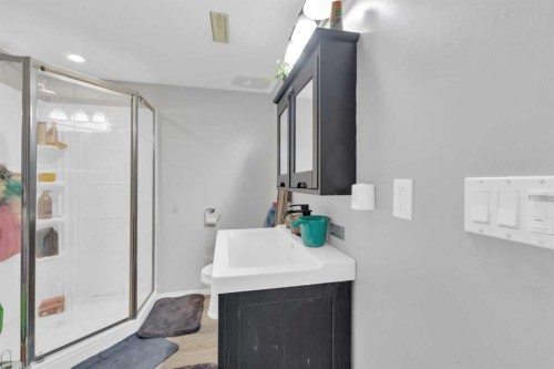 95 Jennings Crescent, Red Deer, AB - Indoor Photo Showing Bathroom