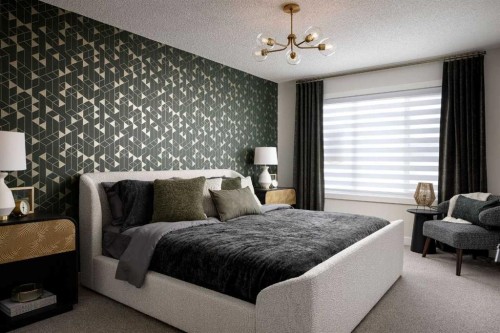 566 Wolf Willow Boulevard Se, Calgary, AB - Indoor Photo Showing Bedroom