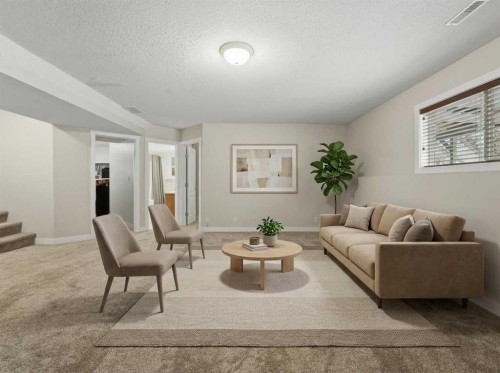 72 Dempsey Street, Red Deer, AB - Indoor Photo Showing Living Room