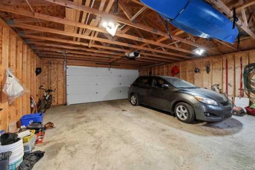72 Dempsey Street, Red Deer, AB - Indoor Photo Showing Garage