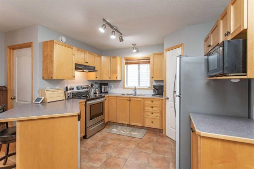 24 Dynes Street, Red Deer, AB - Indoor Photo Showing Kitchen With Double Sink
