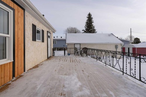 5615 49 Avenue, Killam, AB - Outdoor With Deck Patio Veranda With Exterior