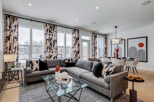 416 Legacy Circle Se, Calgary, AB - Indoor Photo Showing Living Room
