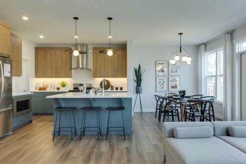 181 Mitchell Road Nw, Calgary, AB - Indoor Photo Showing Kitchen With Upgraded Kitchen