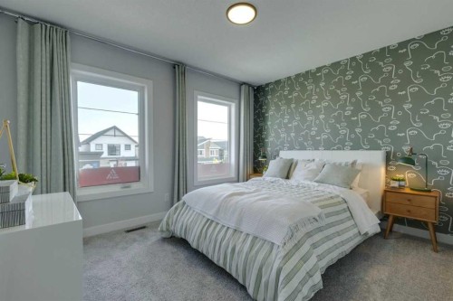 181 Mitchell Road Nw, Calgary, AB - Indoor Photo Showing Bedroom