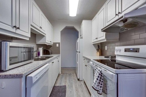 3-5 Stanton Street, Red Deer, AB - Indoor Photo Showing Kitchen With Double Sink