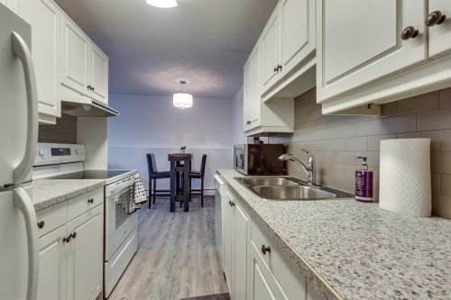 3-5 Stanton Street, Red Deer, AB - Indoor Photo Showing Kitchen With Double Sink