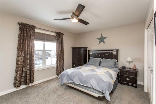 156 Long Close, Red Deer, AB - Indoor Photo Showing Bedroom