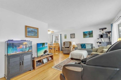 4121 38 Avenue, Red Deer, AB - Indoor Photo Showing Living Room