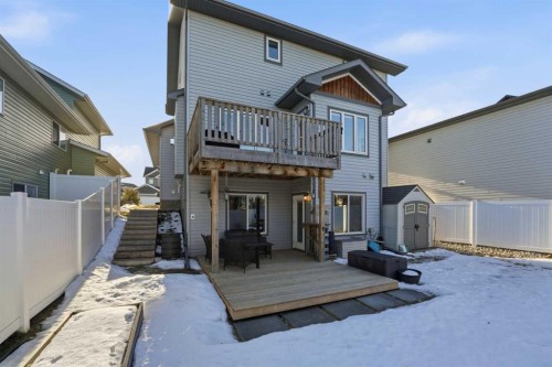 25 Cole Way, Sylvan Lake, AB - Outdoor With Deck Patio Veranda