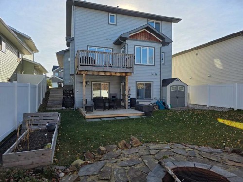 25 Cole Way, Sylvan Lake, AB - Outdoor With Deck Patio Veranda