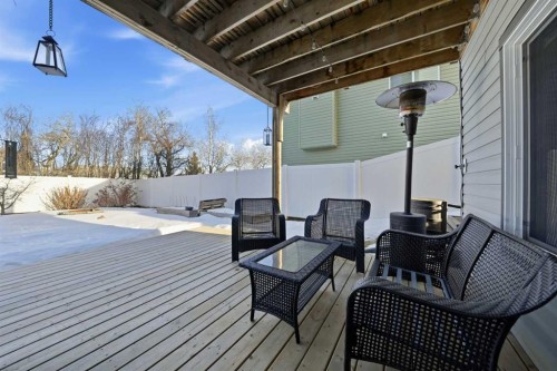 25 Cole Way, Sylvan Lake, AB - Outdoor With Deck Patio Veranda With Exterior