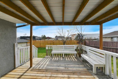 112 Barrett Drive, Red Deer, AB - Outdoor With Deck Patio Veranda With Exterior