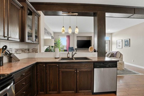 35 Windermere Close, Red Deer, AB - Indoor Photo Showing Kitchen With Double Sink