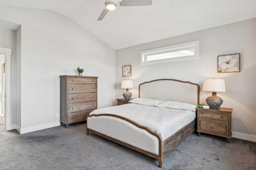38 Yarrow Gate, Rural Rocky View County, AB - Indoor Photo Showing Bedroom