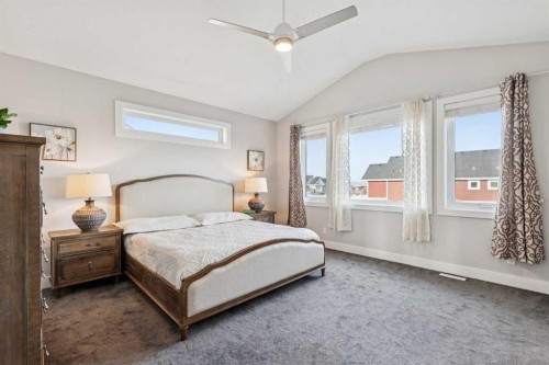 38 Yarrow Gate, Rural Rocky View County, AB - Indoor Photo Showing Bedroom