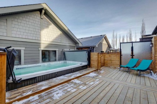 38 Yarrow Gate, Rural Rocky View County, AB - Outdoor With Deck Patio Veranda With Exterior