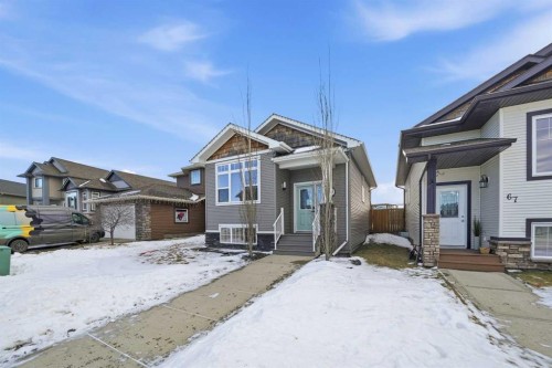 69 Bowman Circle, Sylvan Lake, AB - Outdoor With Facade