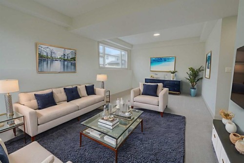 18 Trout Avenue, Red Deer, AB - Indoor Photo Showing Living Room