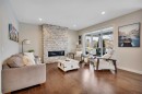30 Veronica Close, Red Deer, AB  - Indoor Photo Showing Living Room With Fireplace 