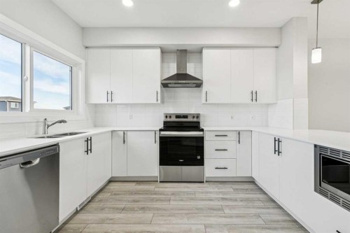 2021 Cornerstone Boulevard Ne, Calgary, AB - Indoor Photo Showing Kitchen