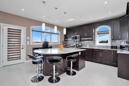 242-27240 Township Road 392, Rural Red Deer County, AB - Indoor Photo Showing Kitchen With Upgraded Kitchen