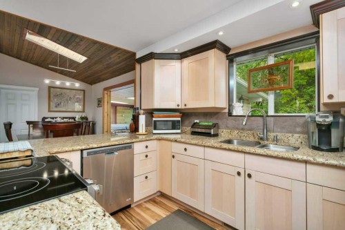 36009 Highway 2A South, Rural Red Deer County, AB - Indoor Photo Showing Kitchen With Double Sink