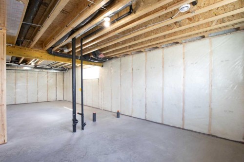 32 Sunrise Crescent North, Three Hills, AB - Indoor Photo Showing Basement