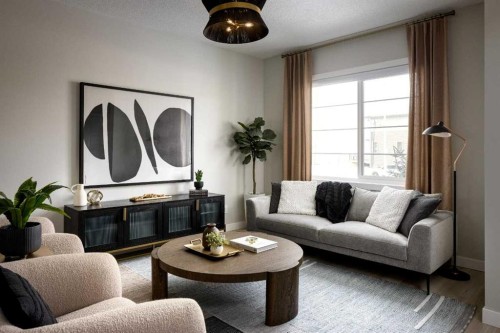 2110 Cornerstone Boulevard Ne, Calgary, AB - Indoor Photo Showing Living Room