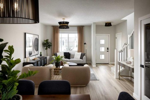 2110 Cornerstone Boulevard Ne, Calgary, AB - Indoor Photo Showing Living Room