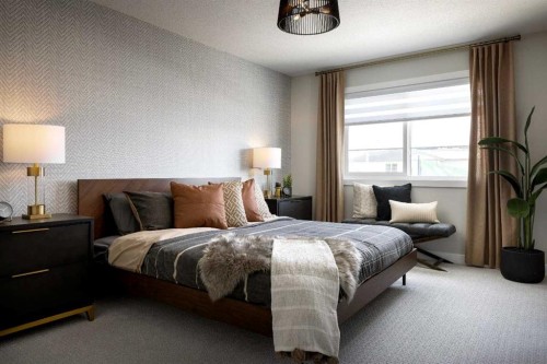 2110 Cornerstone Boulevard Ne, Calgary, AB - Indoor Photo Showing Bedroom