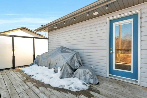 4912 46A Street, Clive, AB - Outdoor With Deck Patio Veranda With Exterior