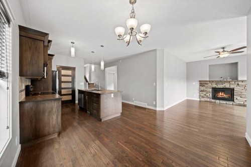 85 Turner Crescent, Red Deer, AB - Indoor Photo Showing Other Room With Fireplace
