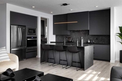 259 Corner Glen Gardens Ne, Calgary, AB - Indoor Photo Showing Kitchen With Upgraded Kitchen