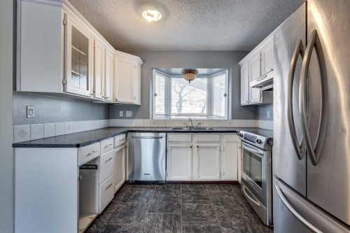 3 Armstrong Close, Red Deer, AB - Indoor Photo Showing Kitchen With Double Sink